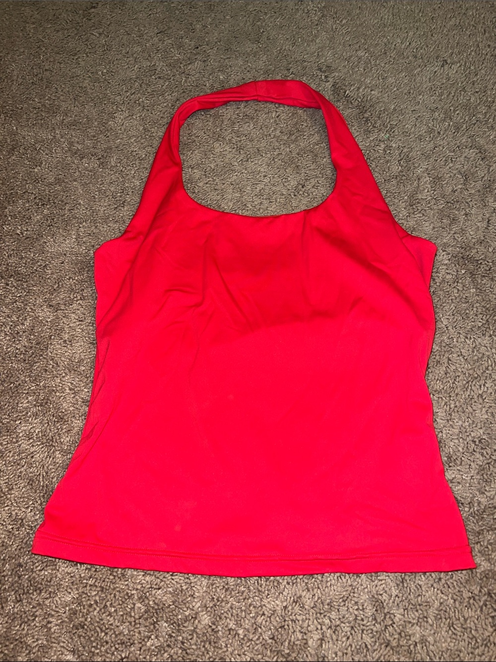 Red Halter Tank Top - Women